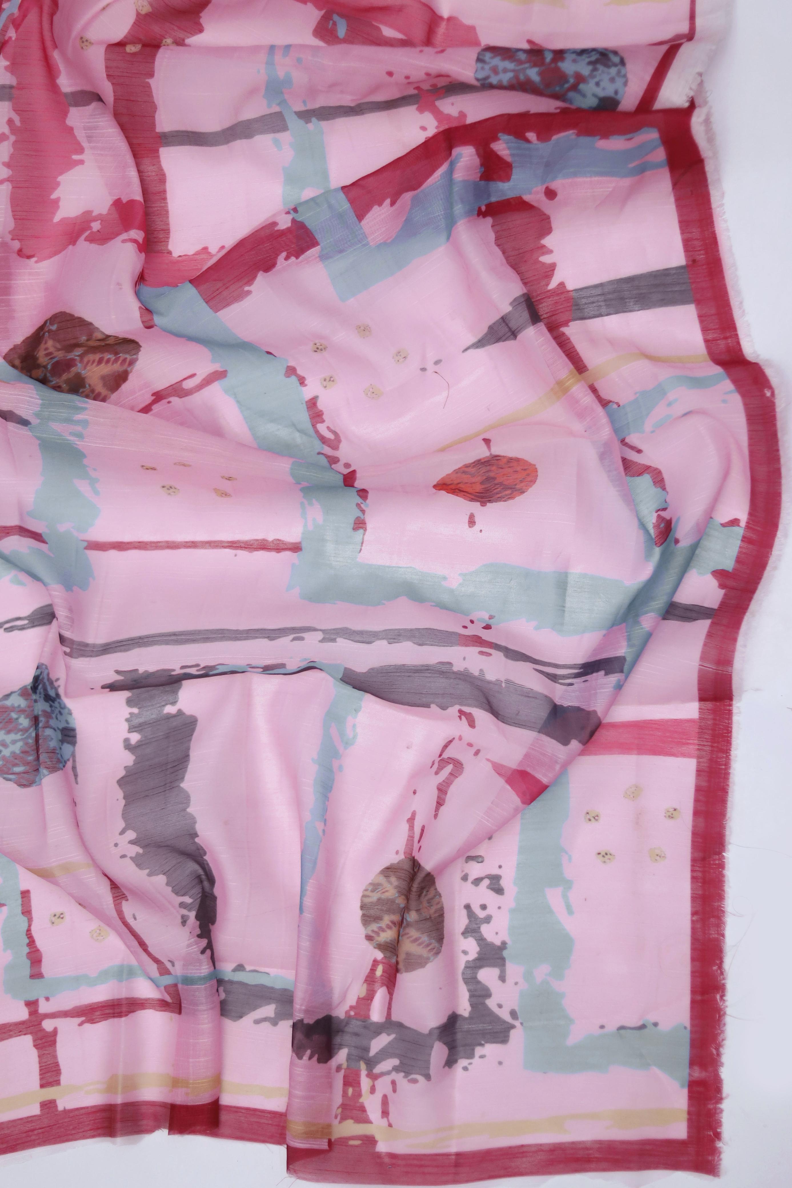 Air jet Doby LAWN Fabric Pink Suit