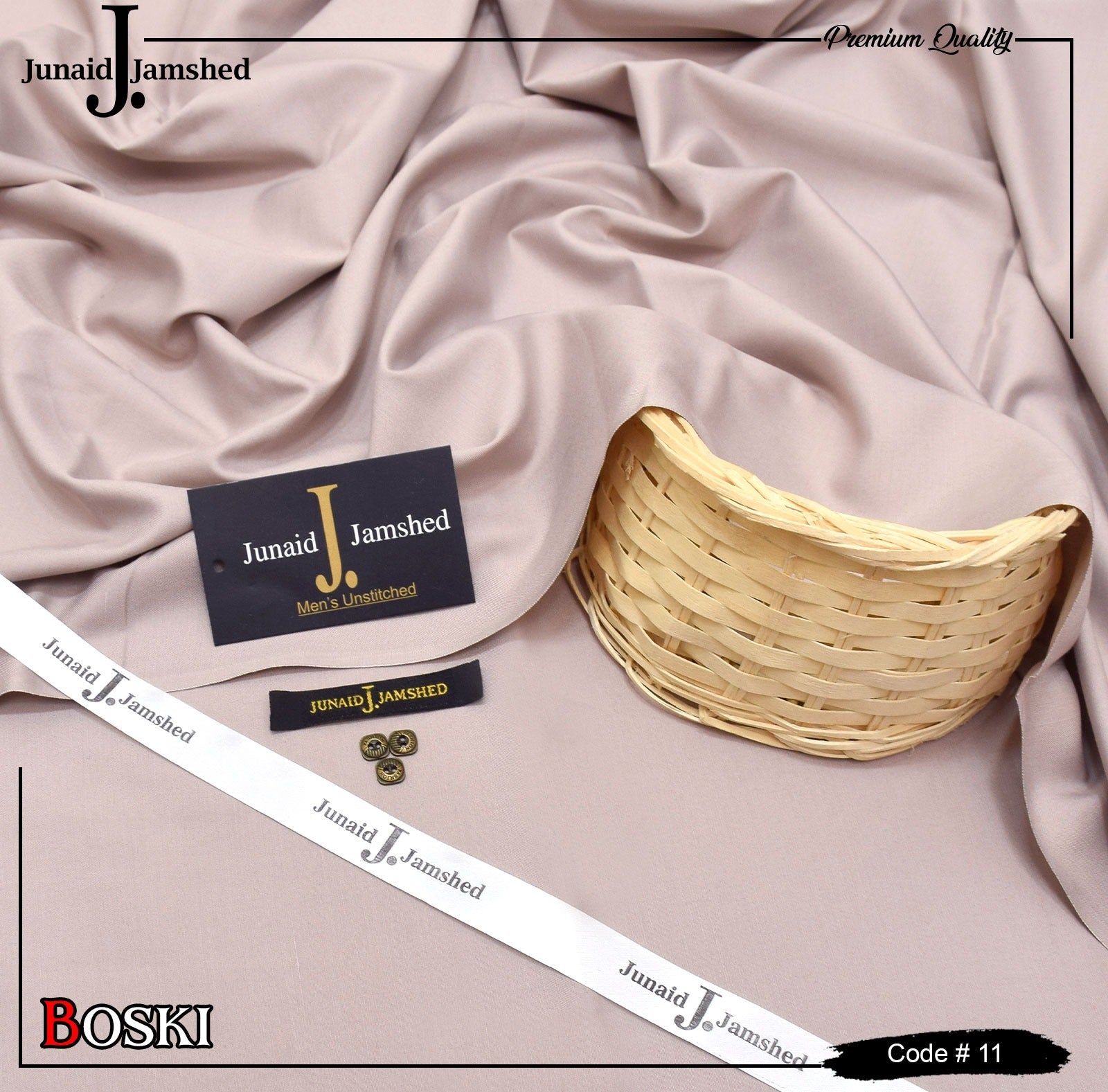 J. Junaid Jamshed Wash & Wear Boski