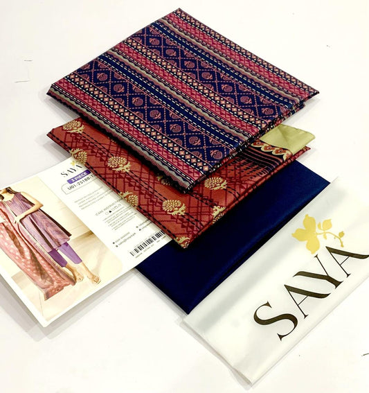 Saya Lawn 3 Pcs Suit -10