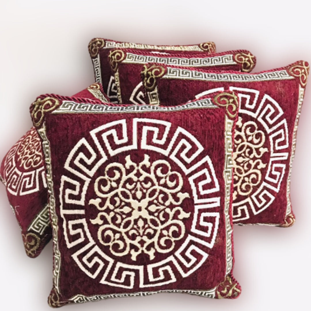 5 Pcs Velvet Cushion Covers Set