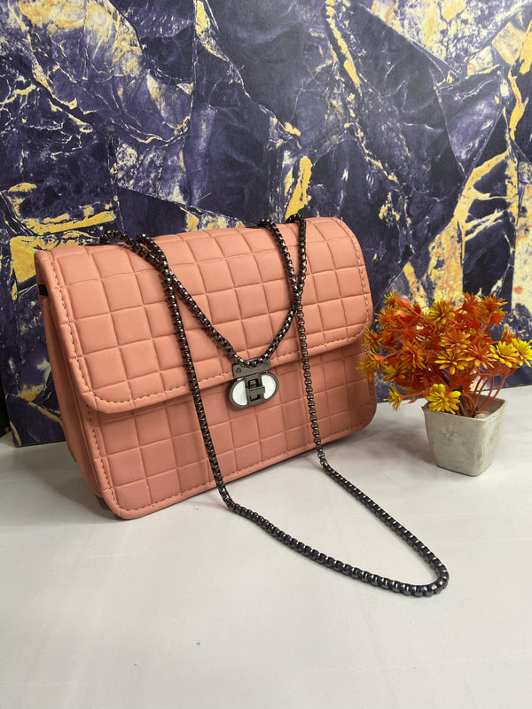 Peach Hand Bag
