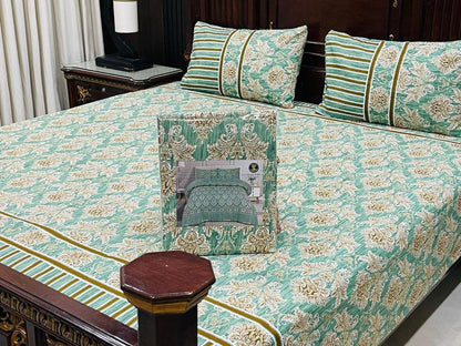 3 PCs Double Bed Sheet